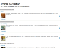 Tablet Screenshot of chronicmastication.com